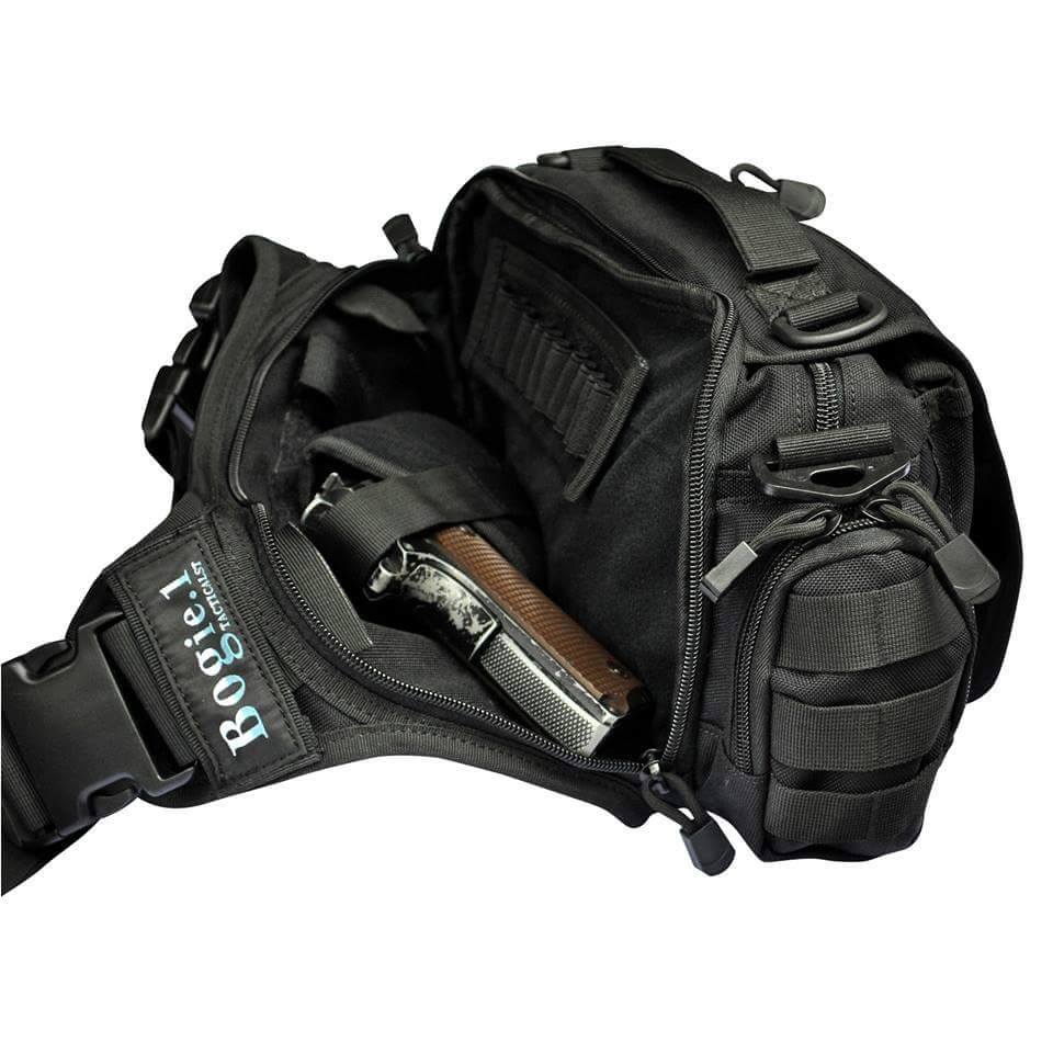 กระเป๋าปืนสะพายไหล่ สี่เหลี่ยมกลาง ผ้า Cordura