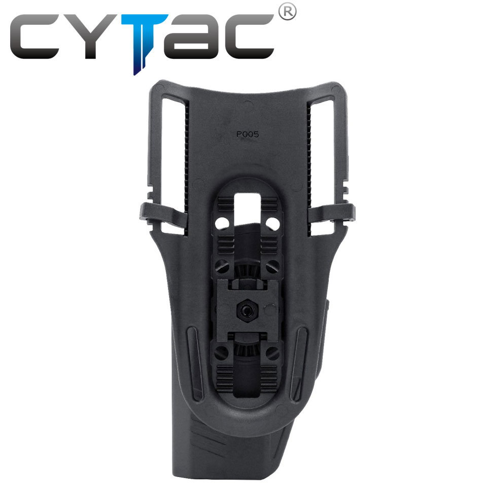 (งานแท้) ซองปืนปลดนิ้วชี้ + เพลทลดต่ำ + รัดขา ยี่ห้อ Cytac