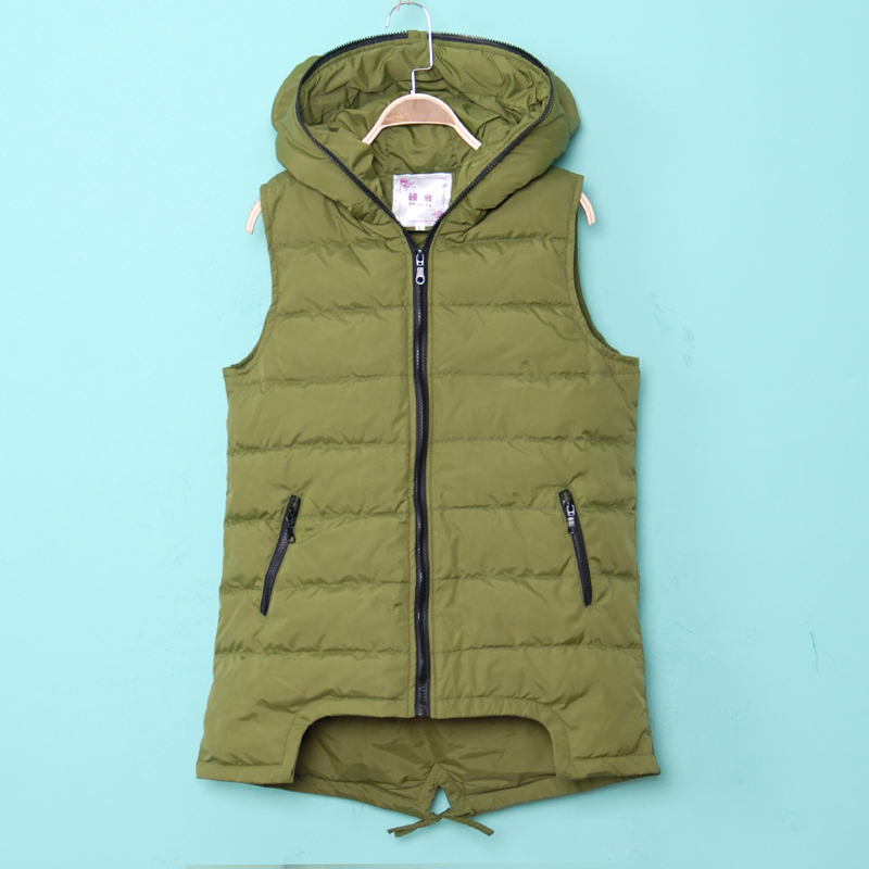 PreOrderคนอ้วน - เสื้อกั๊กกันหนาวแฟชั่น ไซส์ใหญ่ คนอ้วน ผ้าร่ม พร้อมHood สี : เขียวทหาร / ส้ม / ดำ / เขียว / ฟ้า