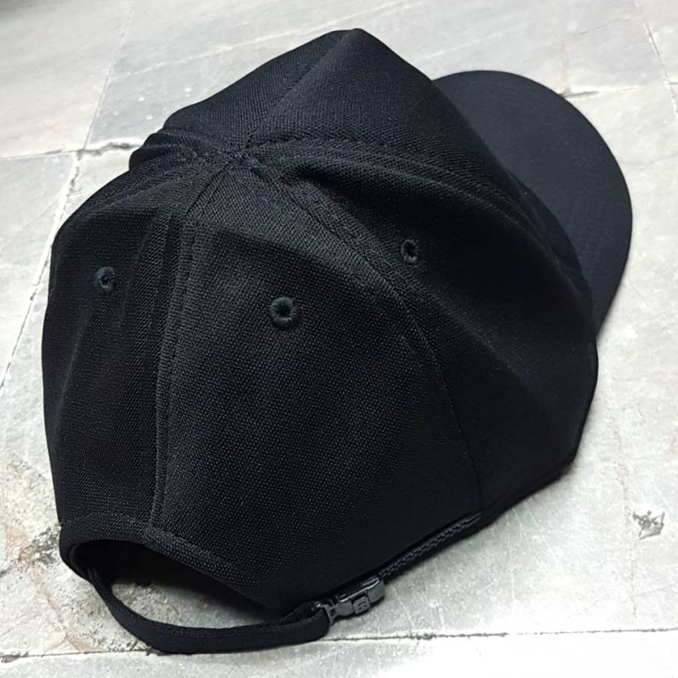 หมวกแก๊ปซิปหลัง หน้านิ่ม-หน้าแข็ง (3 สี)