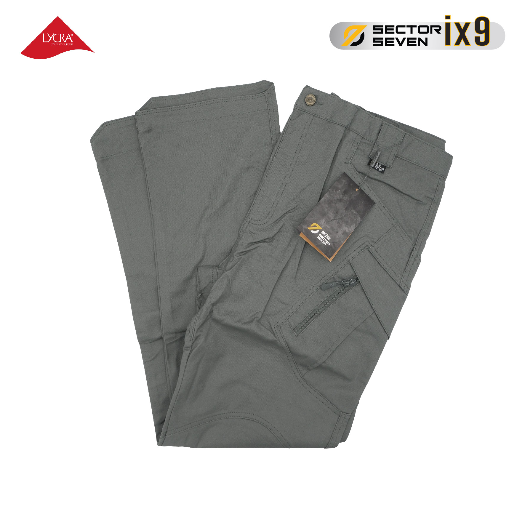 กางเกง Sector Seven IX9 เขียว ผ้าหนา ยืด กันน้ำ (ของแท้)