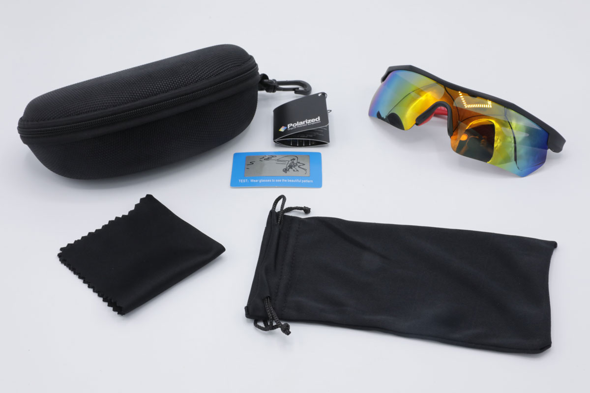 แว่นกันแดด เลนส์ Polarized ทรง Sport 1