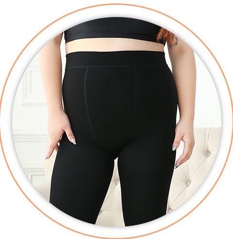 แลคกิ้งบุขน ไซส์ใหญ่ ใส่ติดลบได้ (สีเนื้อ)