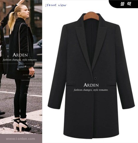 PreOrderคนอ้วน - เสื้อโค้ทกันหนาวแฟชั่น ไซส์ใหญ่ คนอ้วน เสื้อโค้ทตัวยาวไม่หนา สี : เขียว / กากี / ชมพู / แดง / น้ำเงิน / ดำ