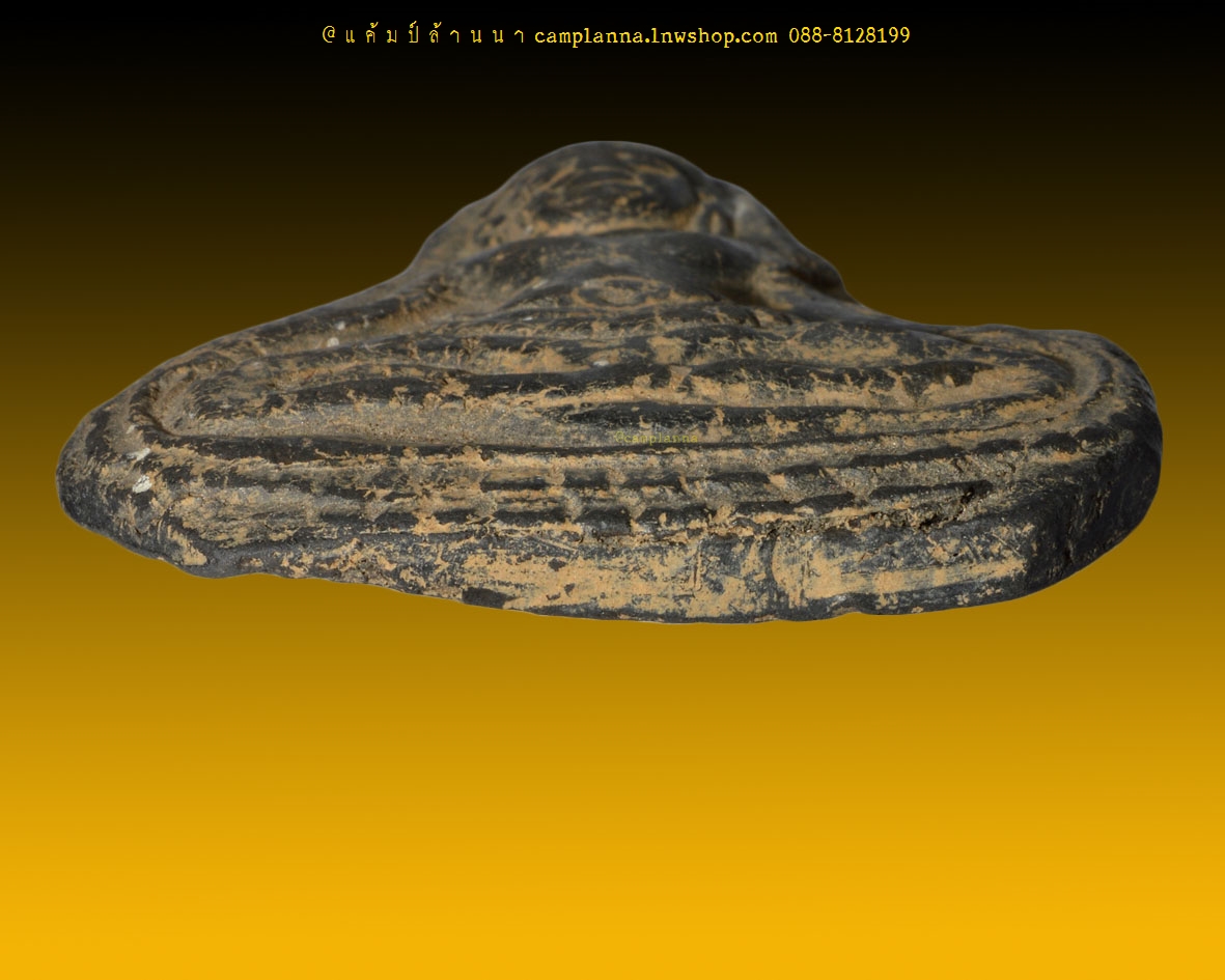 พระร่วงนั่งครองเมือง เนื้อดิน ุ6.9x3.8 cm ศรีสัชนาลัย สุโขทัย