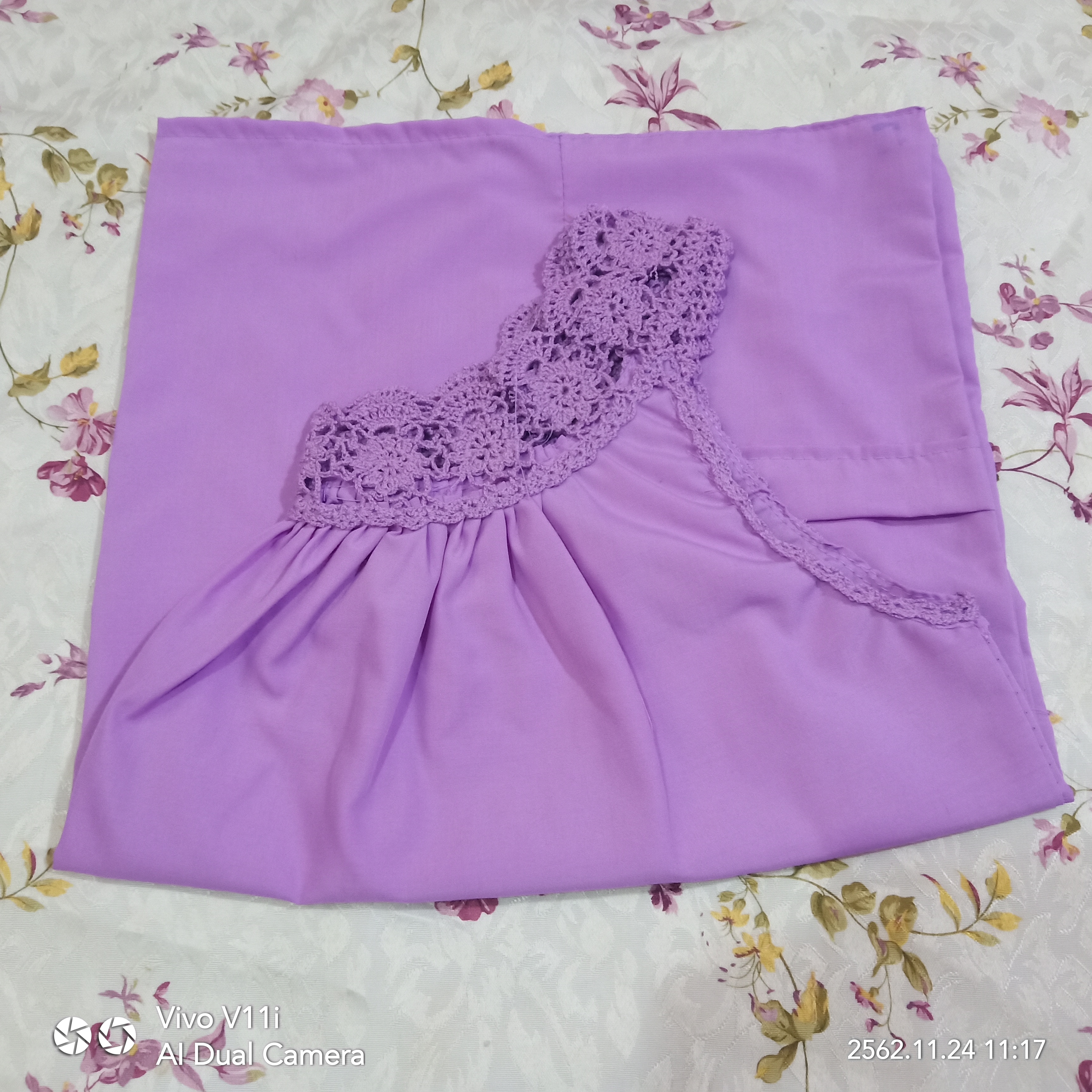 เสื้อคอกระเช้า-โครเชต์ใหญ่ L