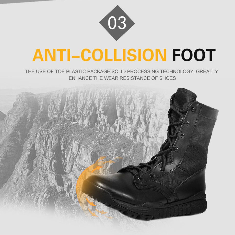 รองเท้าจังเกิ้ล CQB A1 น้ำหนักเบา (ดำ/ทราย)