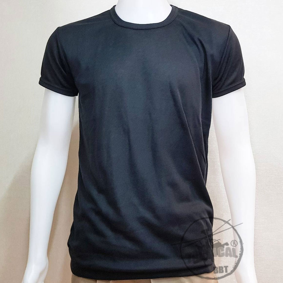 เสื้อยืดแขนสั้น คอกลม ผ้า TC 5 สี (ดำ น้ำตาล เขียว กรมท่า ขาว)
