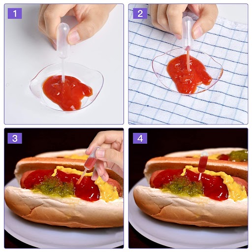 หลอดบีบซอส ขนาด 4ml. ยกลัง 5,000 ชิ้น (คละลายได้)