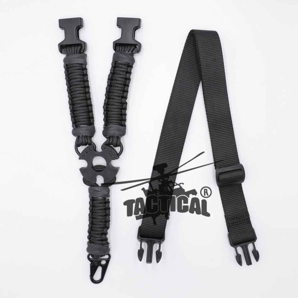 สายสะพายปืนเชือกพาราคอร์ด 1 จุด