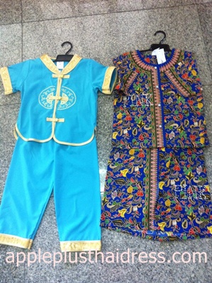 ASGC22 ชุดสิงคโปร์หญิง/ชาย โทนสีฟ้า