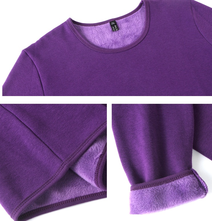 CS00091 พรีออเดอร์ ไม่พร้อมส่ง เสื้อกันหนาว บุกำมะหยี่ด้านใน อุ่นๆ ใครยังหาฮีตเทคไซส์ใหญ่ไม่ได้ มาจ้า คอวี / คอกลม