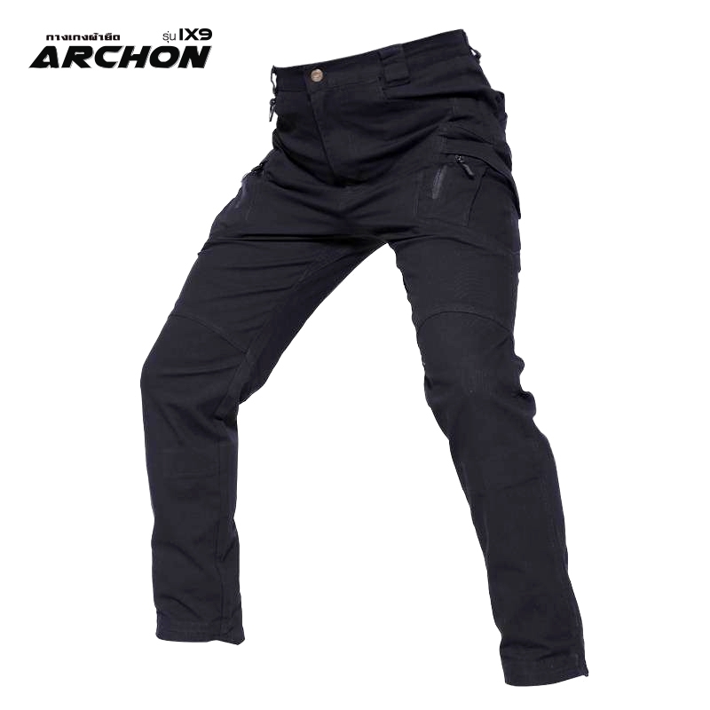กางเกง Archon IX9 ผ้ายืด ไม่กันน้ำ (ดำ ทราย น้ำตาล เทา เขียว)