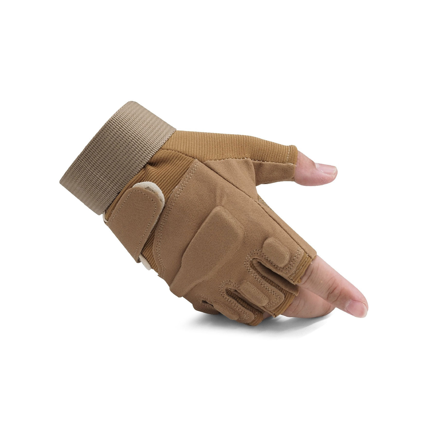 ถุงมือครึ่งนิ้ว ทรง Blackhawk