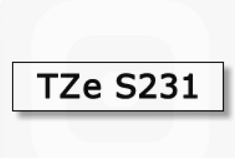 เทปพิมพ์อักษร TZE-S231