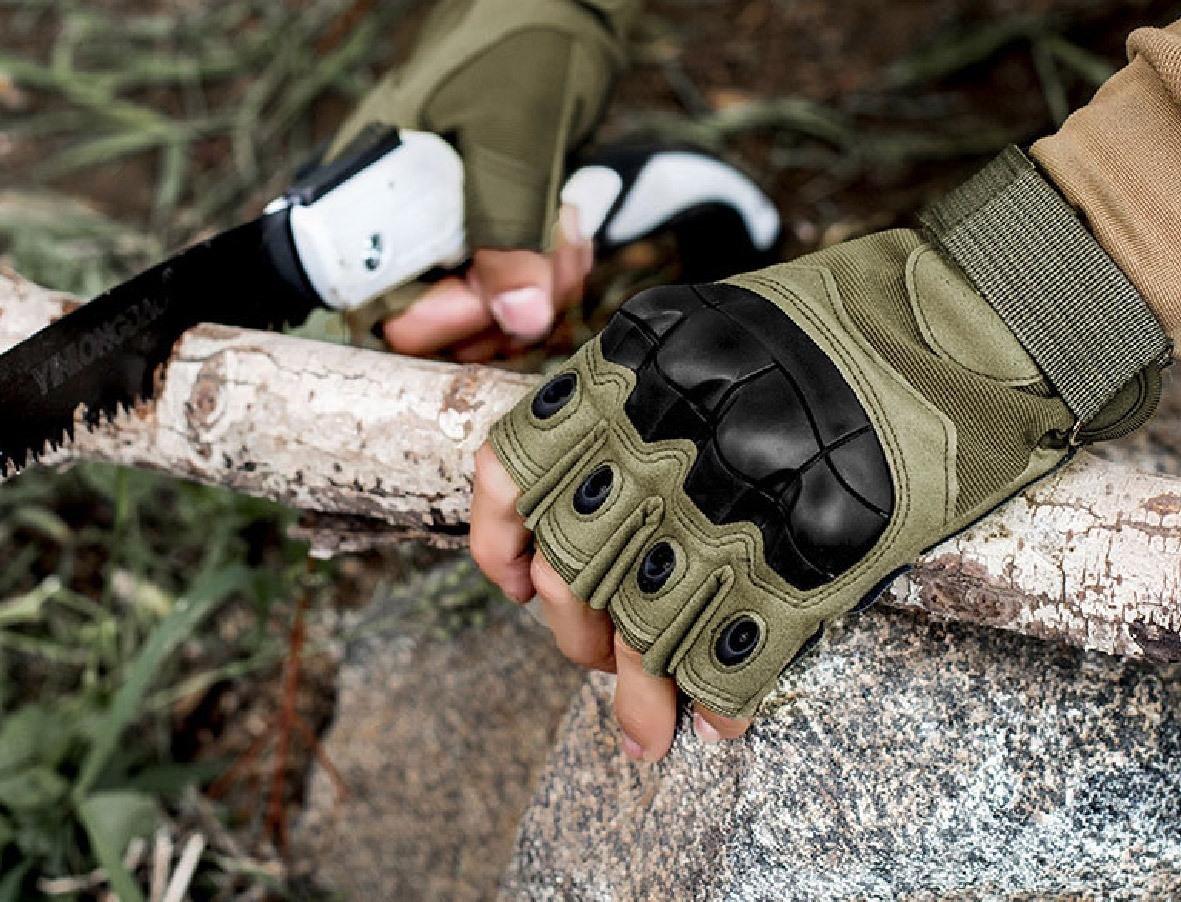 ถุงมือครึ่งนิ้ว OK สนับนิ่ม (3 สี)