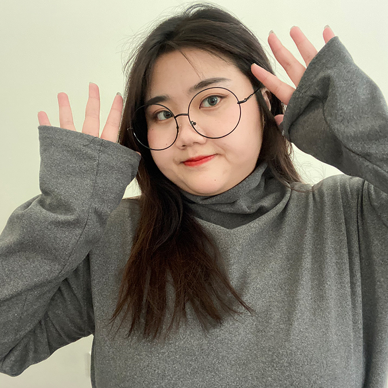 CS0005 เสื้อกันหนาว? คอสูง? กำมะหยี่?ด้านใน เอาไว้ซ้อนด้านในนะคะ