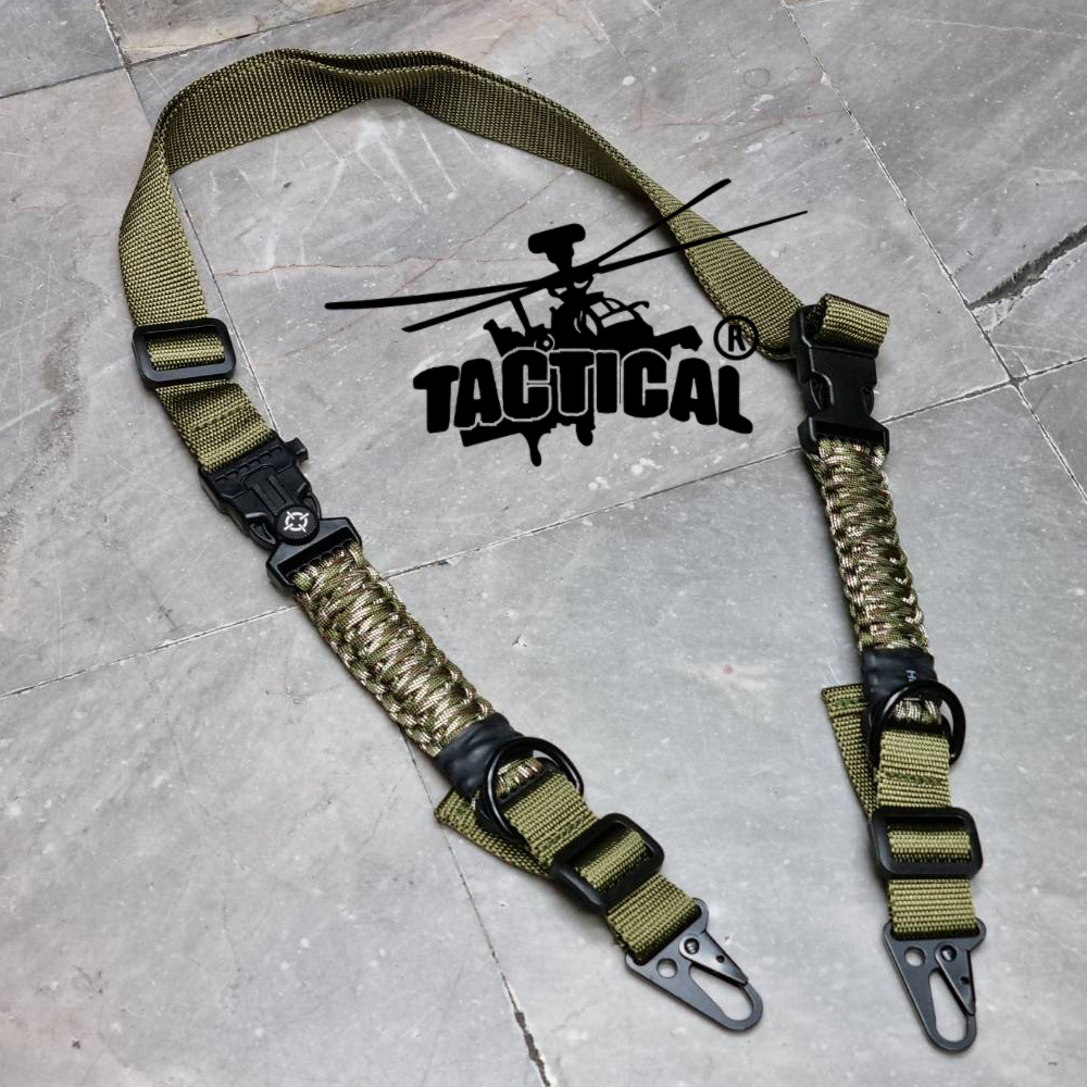 สายสะพายปืนเชือกพาราคอร์ด 2 จุด