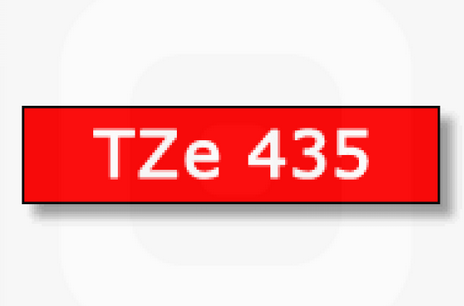 เทปพิมพ์อักษร TZE-435