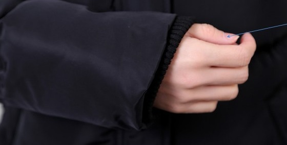 PreOrderคนอ้วน - เสื้อโค้ทไซส์ใหญ่ ผ้าร่มบุนวม สี : ดำ / แดง