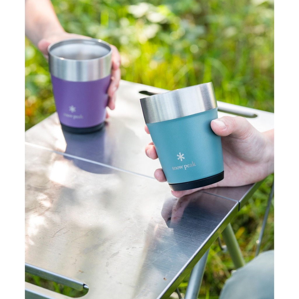 Snow Peak Thermo Tumbler 360 DUO SET 2025 Autumn Edition สโนว์พีค แก้วเก็บความร้อนเย็น 1ชุด 2สี แก้วขนาด 360 ml snowpeak
