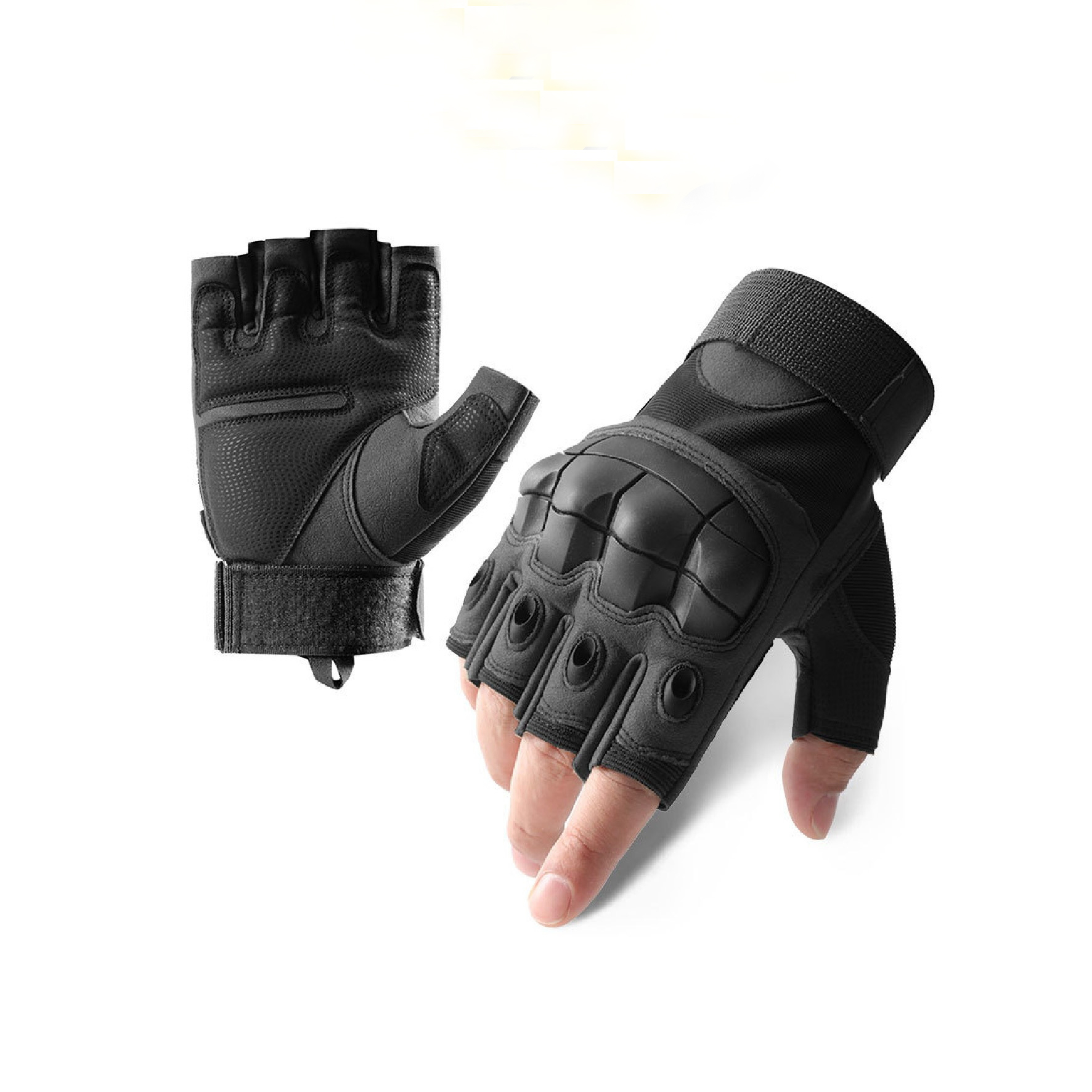 ถุงมือครึ่งนิ้ว OK สนับนิ่ม (3 สี)