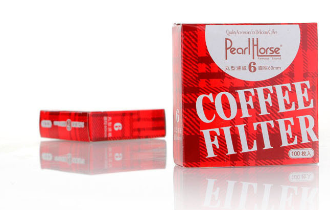 กระดาษกรองกาแฟ มอคค่าพอท ขนาด 6 คัพ (60mm จำนวน 100แผ่น) รหัส 1512