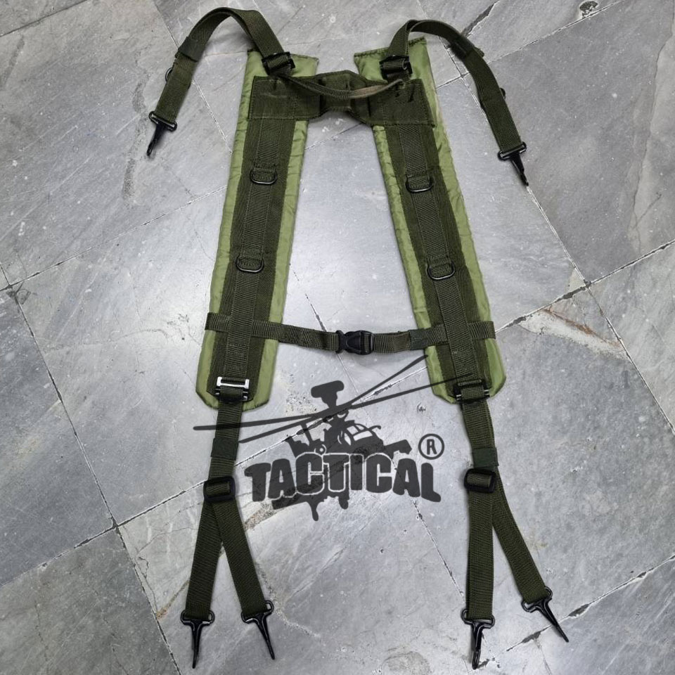 ชุดเข็มขัด + สายโยงบ่า แบบใหม่ (เหล็ก/ทองเหลือง) มีแยกขายเป็นชิ้น