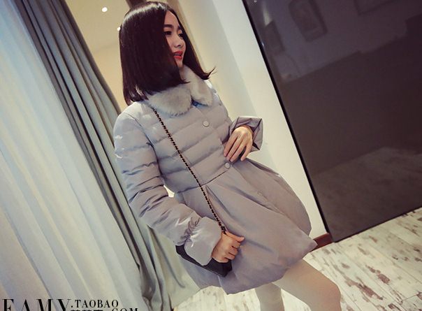 PreOrder - เสื้อกันหนาวแฟชั่นเกาหลี ไซส์เล็ก เป็นแจ๊คเก็ตบุนวม สี : ดำ / เทา / กากี