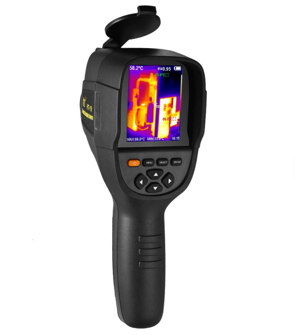 กล้องอินฟราเรด กล้องจับภาพความร้อน กล้องถ่ายภาพความร้อน เครื่องวัดอุณหภูมิแบบอินฟราเรด Themal imaging camera HT-18+ model ปี 2025