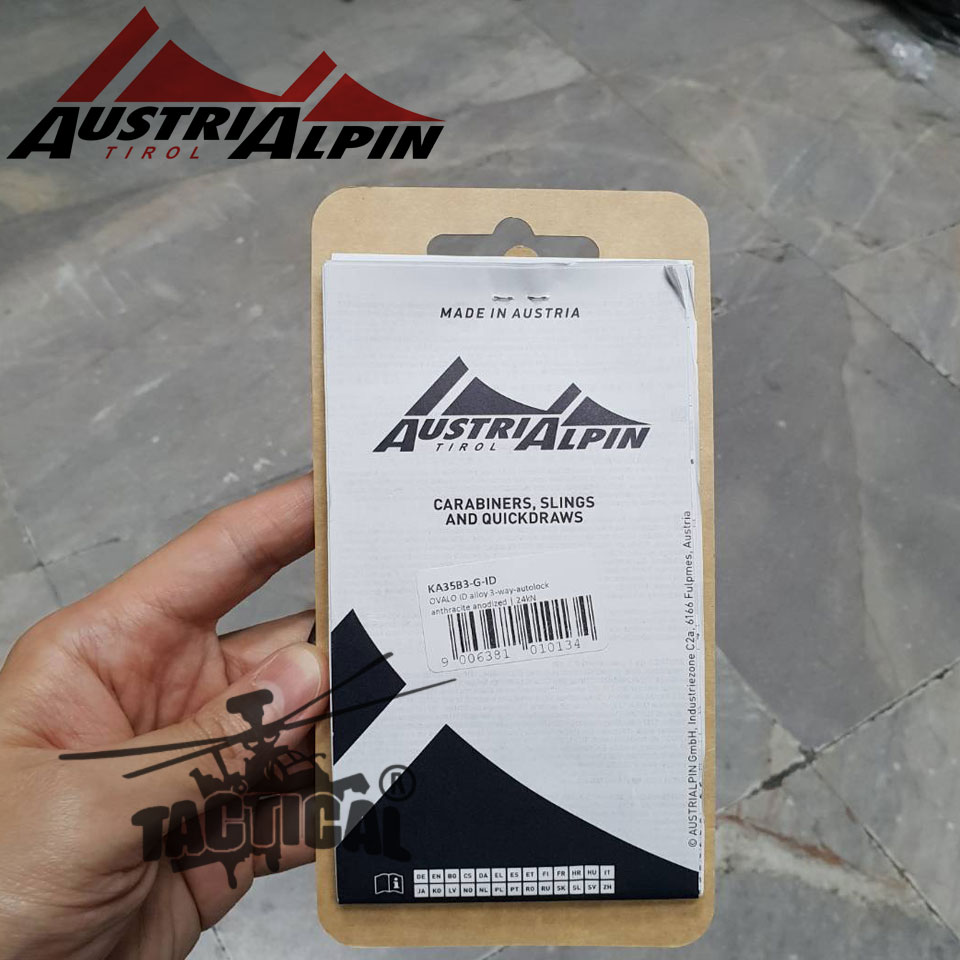 AustriAlpin Accessory Carabiner – OVALO ID 3 Way Autolock