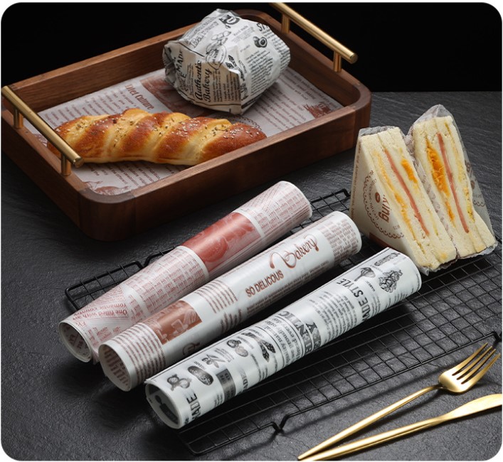 กระดาษไขรอง-ห่ออาหาร ขนาด 28x38 ซม. แพ็ค 50-100 ชิ้น