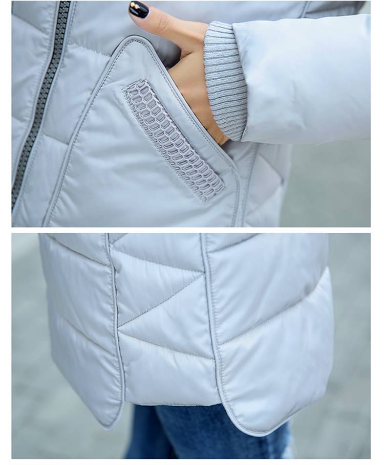 PreOrderคนอ้วน - เสื้อกันหนาว ผ้าฝ้าย บุนวมกันลม มีHood สี : ชมพู / แดง / ดำ / เทา / ครีม / น้ำเงิน / ม่วง