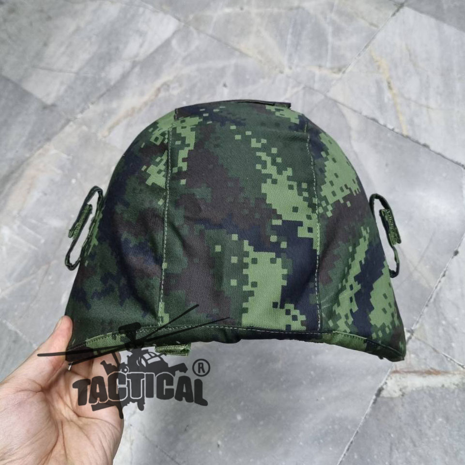 ผ้าคลุมหมวกคอบร้า มีสายรัดแว่น ช่องใส่แผนที่