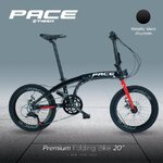 จักรยานพับได้ TIGER PACE เฟรมอลูมิเนียม เกียร์ 16 สปีด