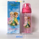 กระติกน้ำเด็ก โฟรเซ่น FROZEN Fever PINK รุ่นยกดื่ม สีชมพูใสๆ *BPA Freeปลอดภัยค่ะ