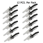 จุกรินเหล้า หรือ ที่รินเหล้า Pourer 12 ชิ้น ต่อแพ็ค สีดำ 1610-246-C01