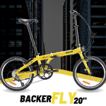 จักรยานพับได้ BACKER FLY เฟรมอลูมิเนียม เกียร์ Sora 9 สปีด ล้อ 20 นิ้ว