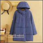 PreOrderคนอ้วน - เสื้อกันหนาวแฟชั่น ไซส์ใหญ่ คนอ้วน แจ๊คเก็ตผ้าร่ม บุนวมหนา มีHood สี : น้ำเงิน / แดง / ดำ