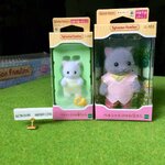Sylvanian Families Grey Persian Cat Father +Persian Cat Baby Doll ซิลวาเนียน เปอร์เซีย แคท พ่อและลูก สินค้าใหม่ แพคเกจญี่ปุ่น