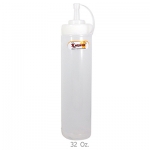 ขวดบีบ 32 Oz./950 Ml. สีขาว 1610-450