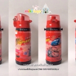 กระติกน้ำเก็บความเย็น รุ่นยกดื่ม คาร์ แมคควีน สีแดง DisneyRED Cars McQueen (1st to the finish) ระบบตัวล็อค2ชั้น
