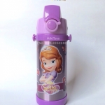 กระติกน้ำโซเฟีย เดอะ เฟิร์ส Sofia The First สีม่วง ขนาด350ml. รุ่นกดแล้วฝาเด้ง พร้อมตัวล็อค2ชั้น เก็บอุณหภูมิ