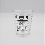 แก้วตวงหนึ่งช็อต One shot สเกลสีดำ 30 ml 1 ออนซ์ รหัส 0430