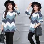 PreOrderคนอ้วน - เสื้อยืดกันหนาว ลายสวย สีตามภาพ