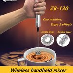 เครื่องตีฟองนม BOSS ไร้สาย ชาจแบตเตอรี่พร้อมแท่นชาจ ZB130 รหัส 1685