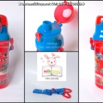กระติกน้ำเด็ก คาร์ แมคควีน Cars McQueen 95 รุ่นยกดื่ม สีแดง/ฟ้าสดใส **BPA Free ปลอดภัยต่อเด็ก