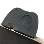 แผ่นยางรองเทมเปอร์ แบบเข้ามุมโต๊ะ มีที่เสียบปากกาวาดลาย 1610-429