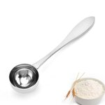 ช้อนตวงกาแฟสแตนเลส เกรด 304 ช้อนตวง ยาว 15.9 ซม. ชั่งน้ำหนักกรัม ช้อนผงนม ปรุงรส รหัส 2065