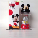 กระติกน้ำ มิกกี้เมาส์ MickeyMouse 3D สายสะพายสีดำ มีฐานยางรองกันกระแทก*BPA Free(ฟรีค่าจัดส่ง)